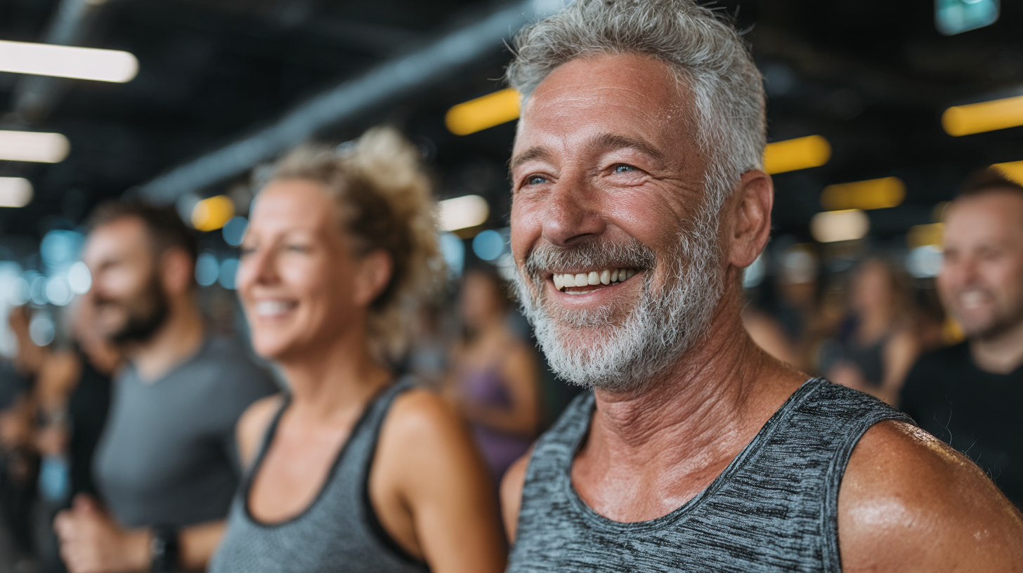 Групово занимание на открито с възрастни участници